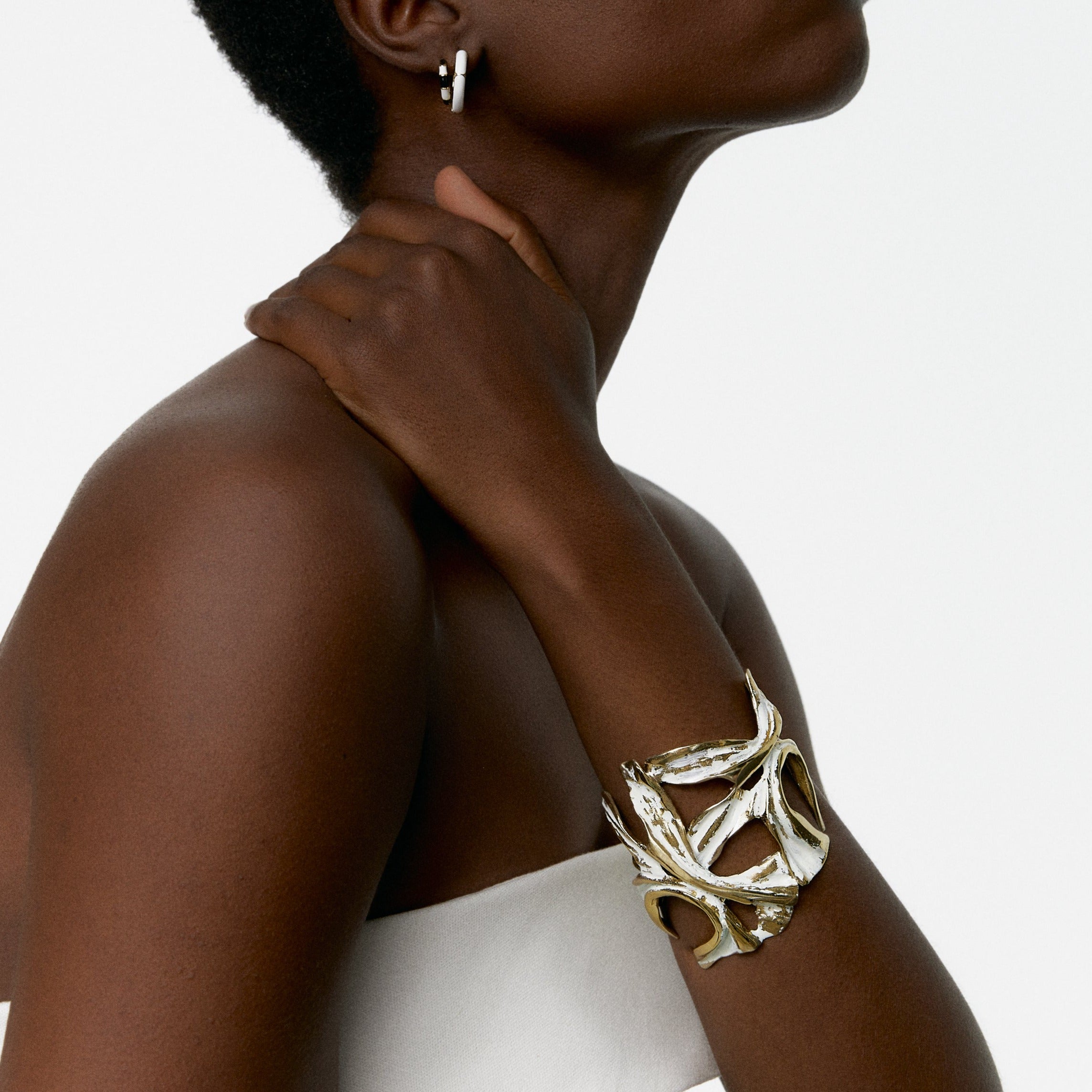 WHITE MARCELLA GOLD