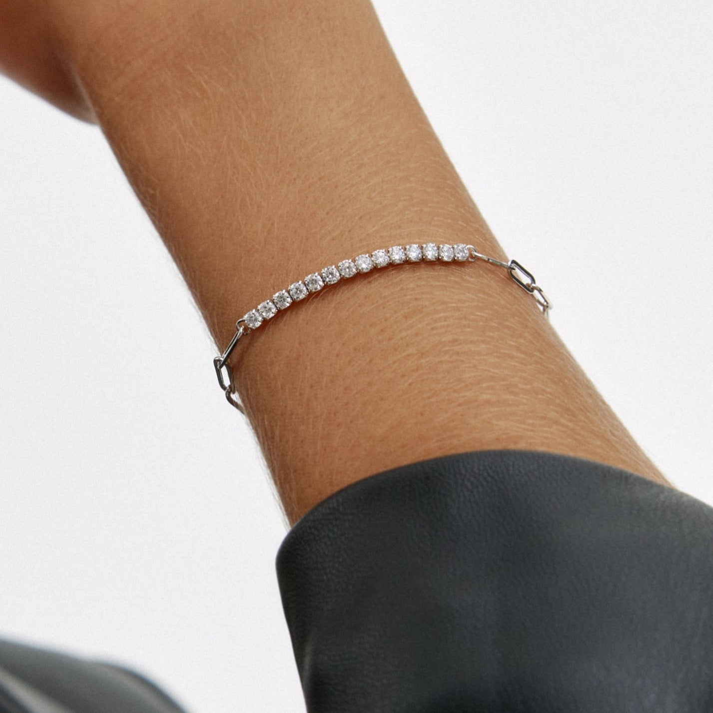 CHAIN RIVIERE SILVER