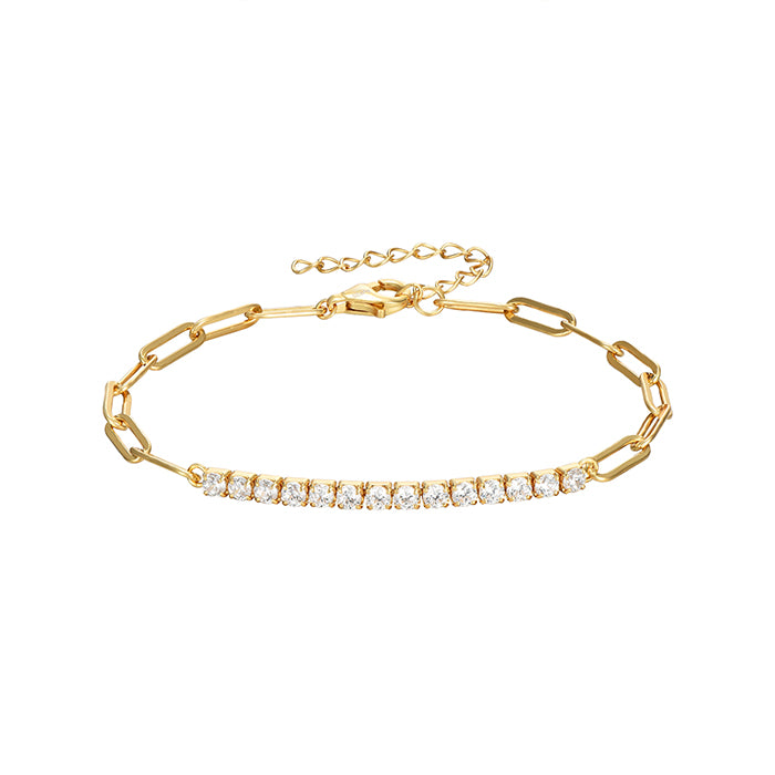 CHAIN RIVIERE GOLD