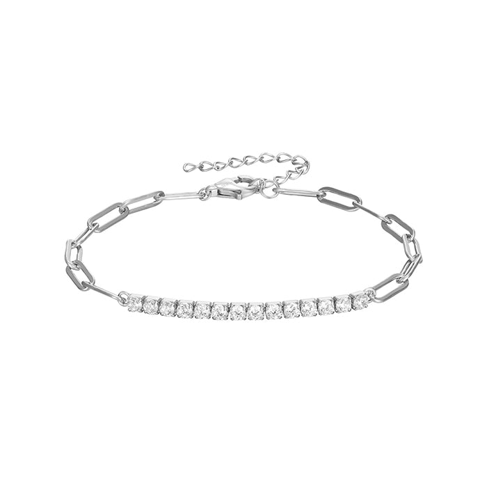CHAIN RIVIERE SILVER